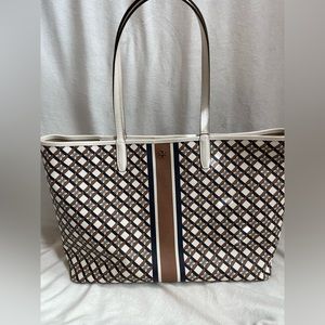 Tory Burch Geo Logo Tote Bag